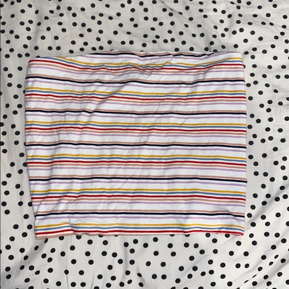 Strapless Crop Top